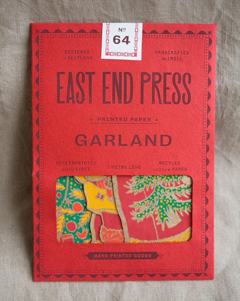 Saint Nicholas Hand Printed Garland