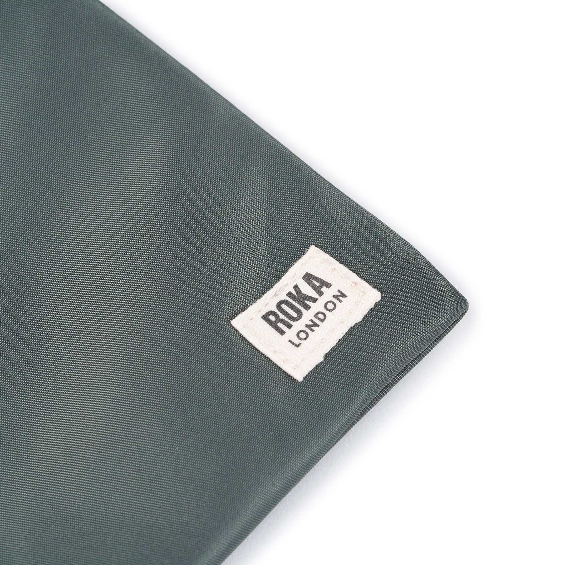 close up of roka logo