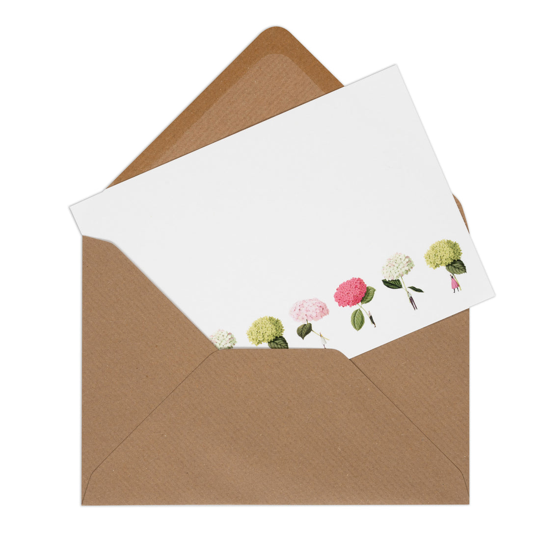 Hydrangea Flat Note Cards - Laura Stoddart