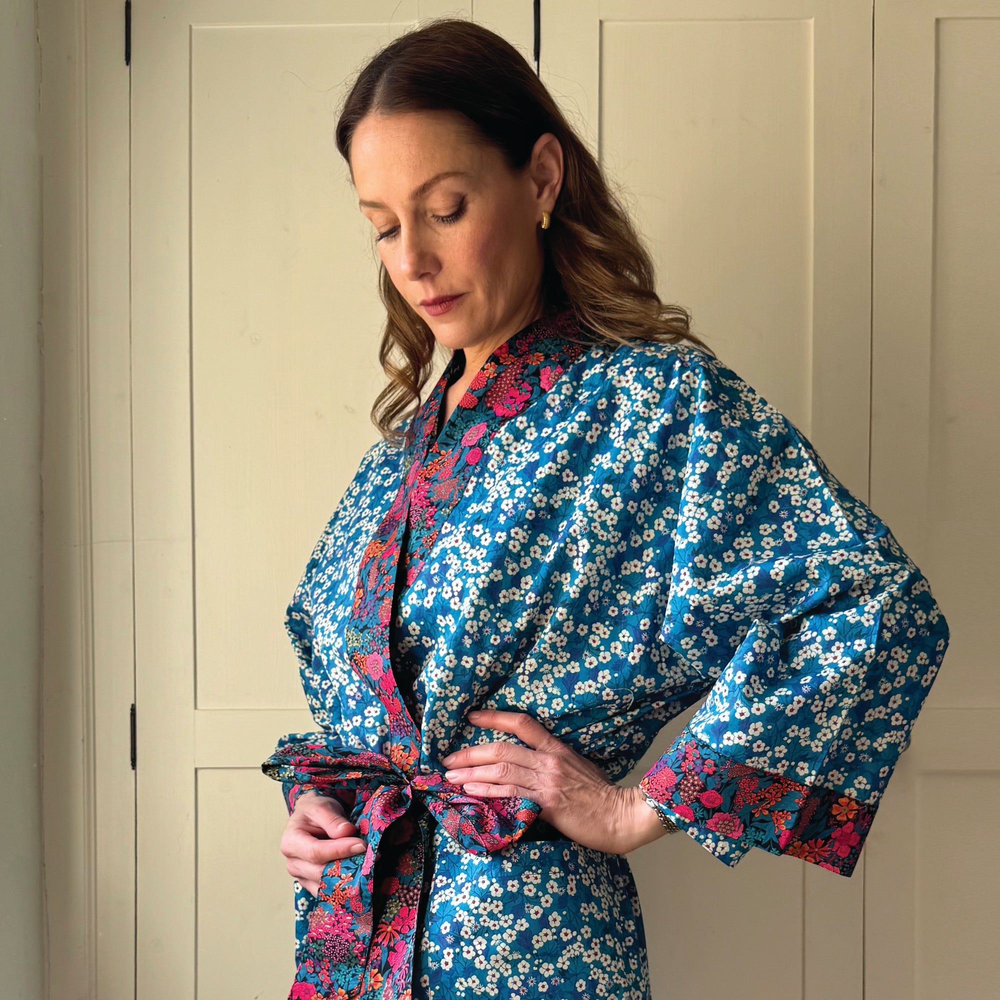 Liberty Pyjamas Teal Mitsi