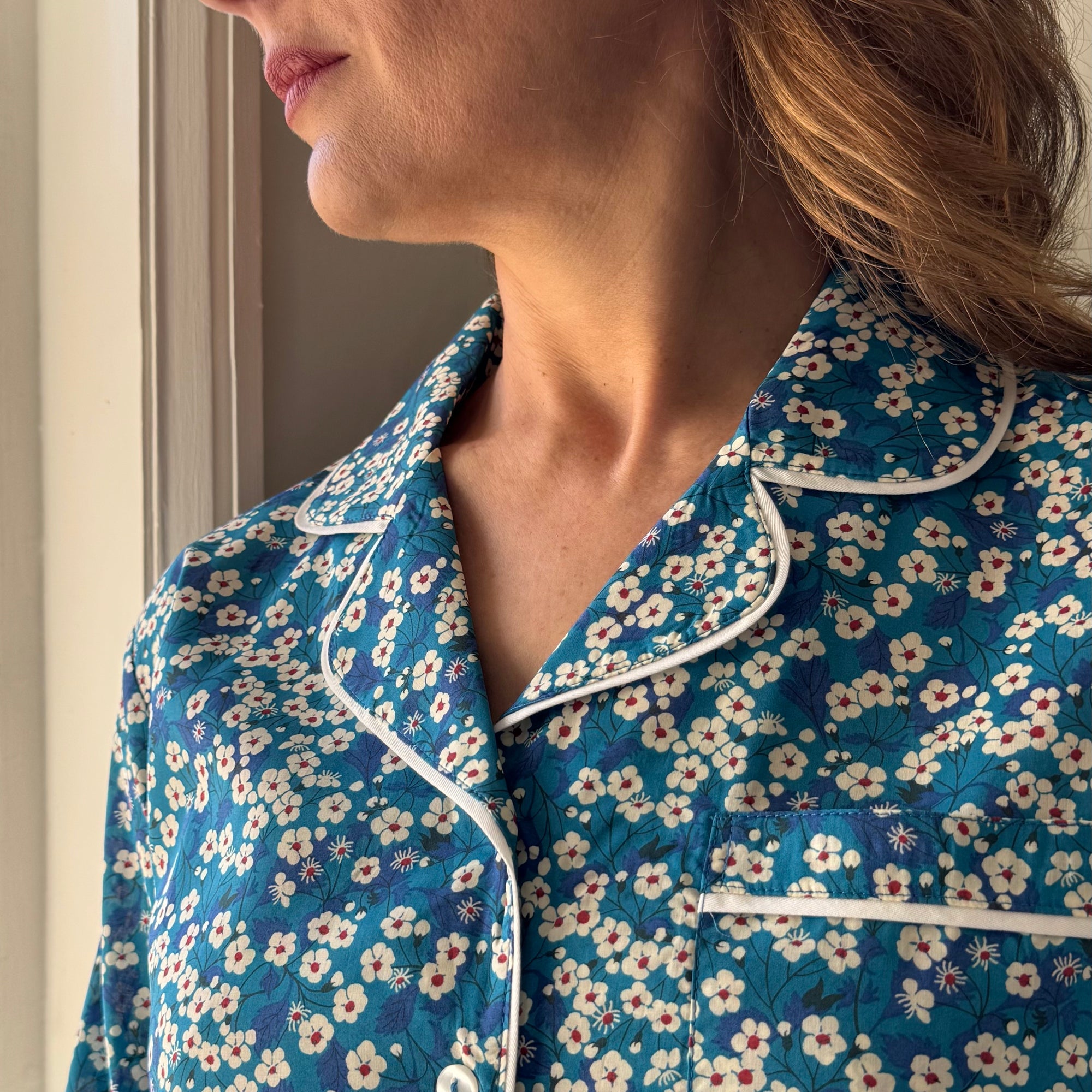 Liberty Pyjamas Teal Mitsi