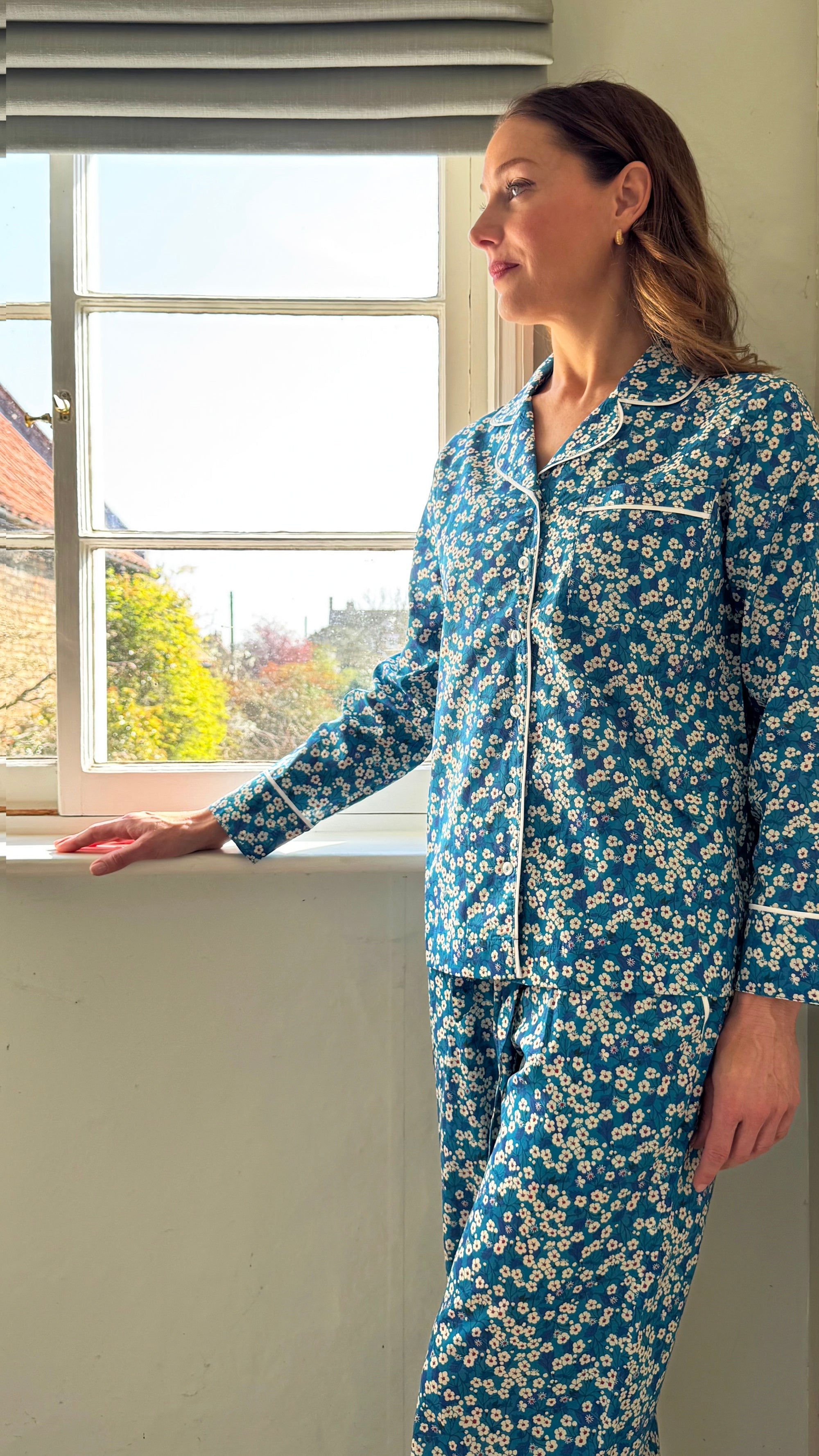 Liberty Pyjamas Teal Mitsi