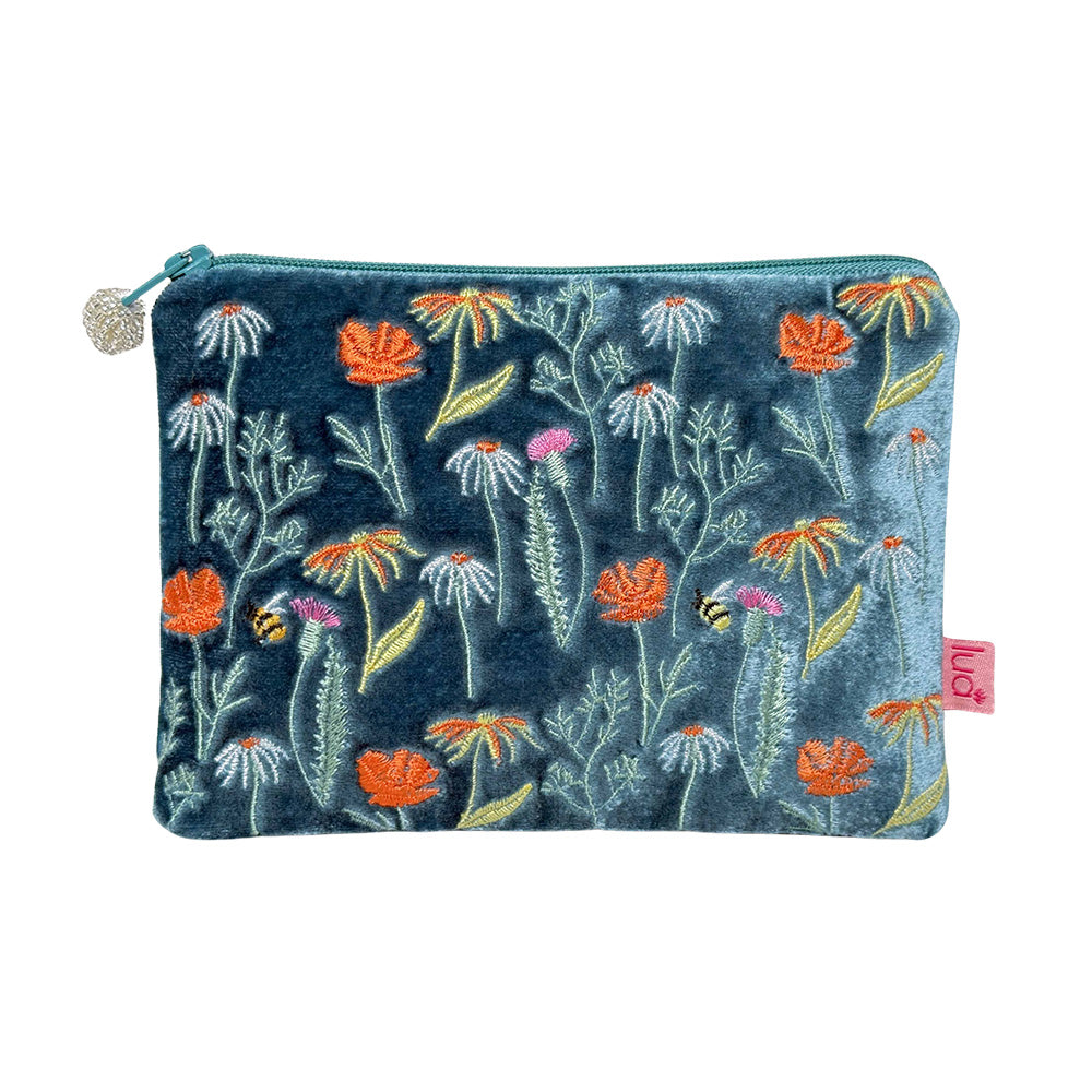 Meadow Velvet Coin Purse