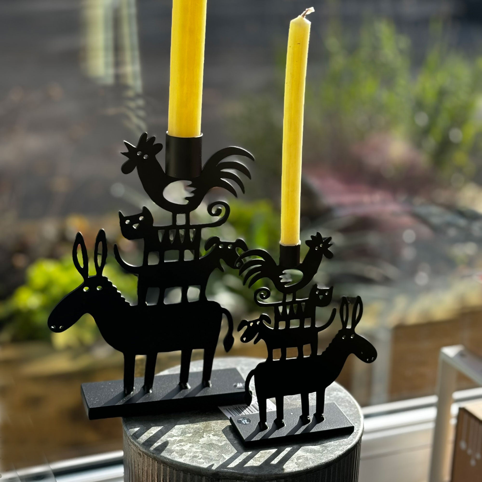 Large Donkey Pyramid Candle Holder - Bengt & Lotta
