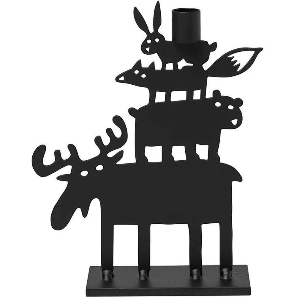 Small Moose Pyramid Candle Holder - Bengt & Lotta
