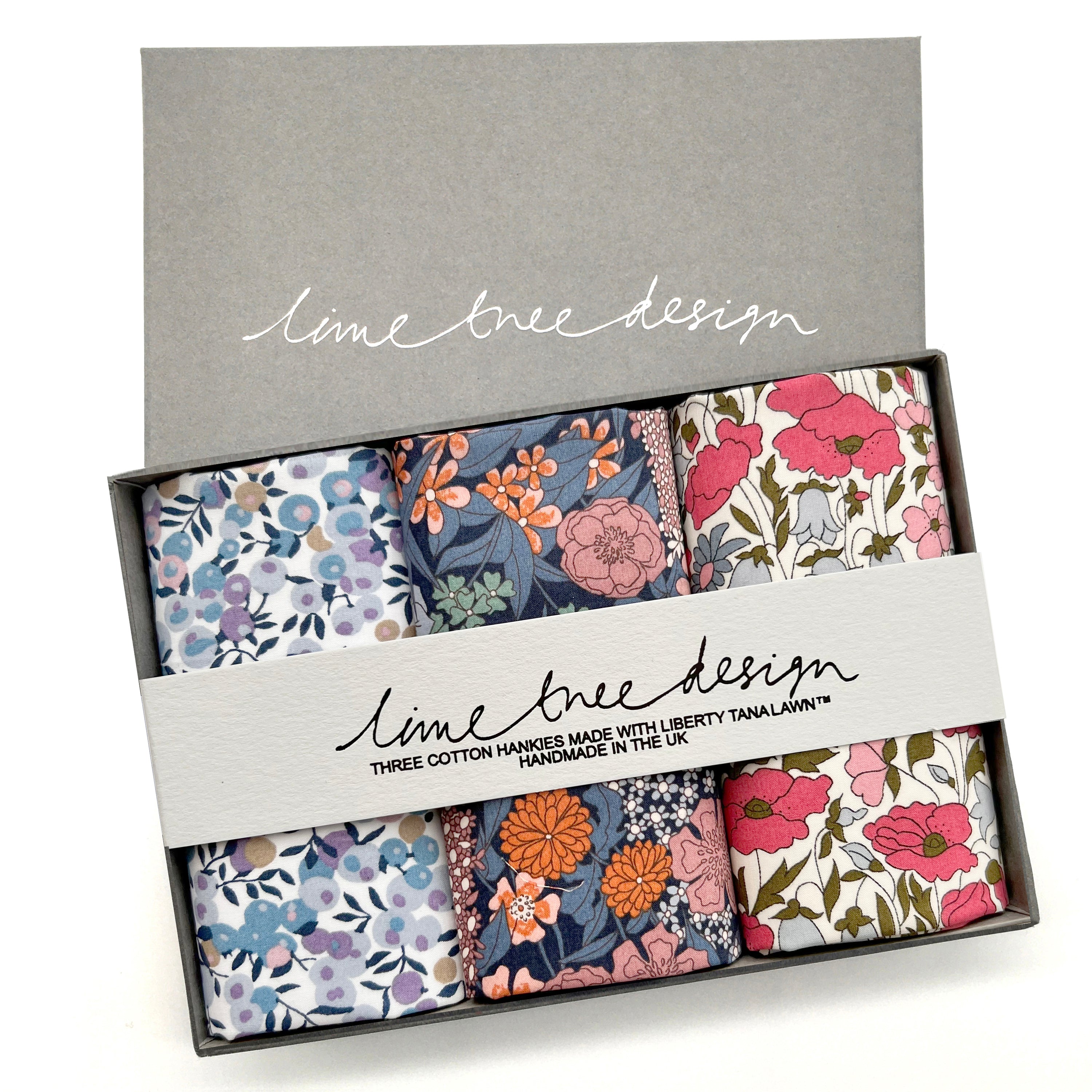 lavender hill mob pocket squares and hankies in liberty of London fabric