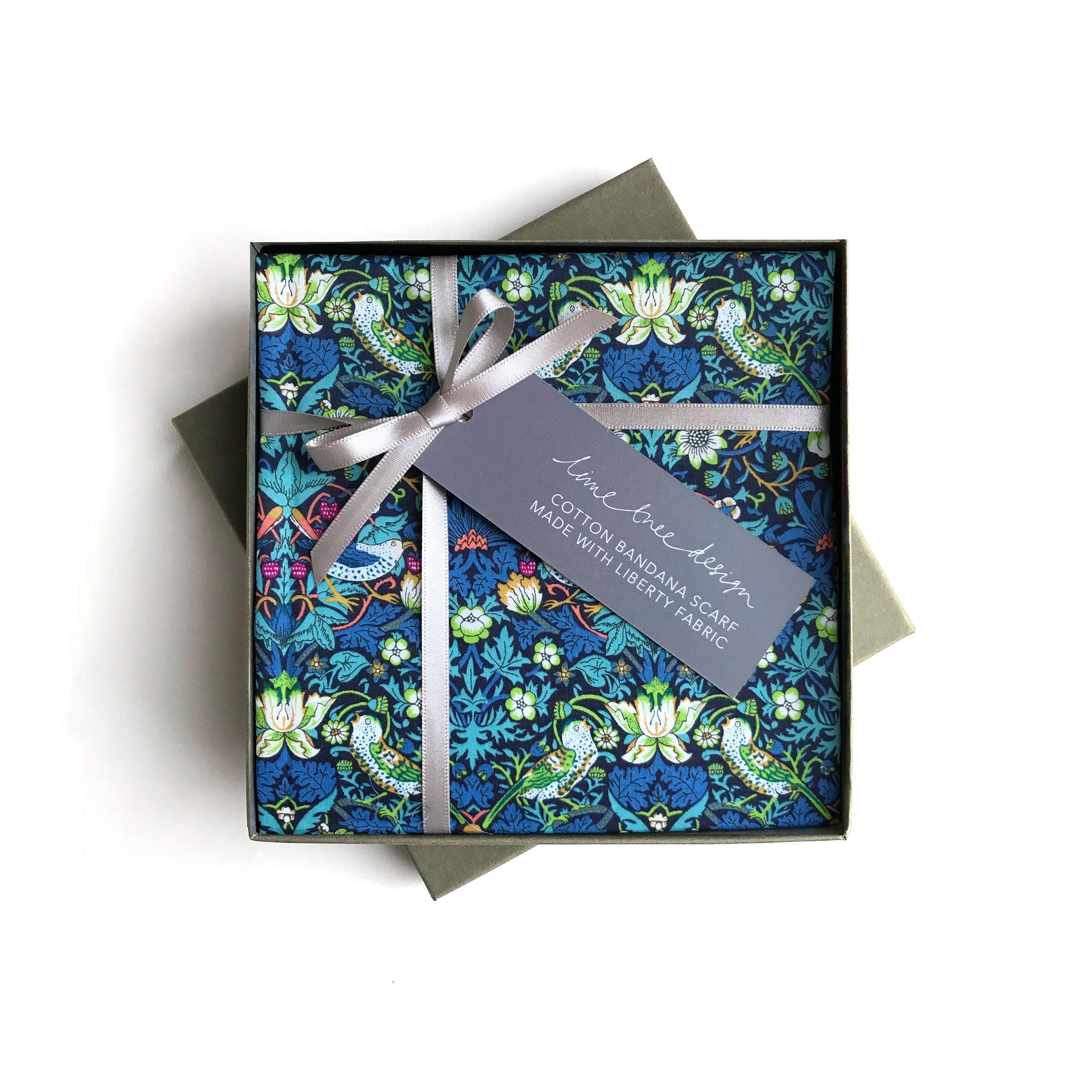 liberty fabric bandana head scarf