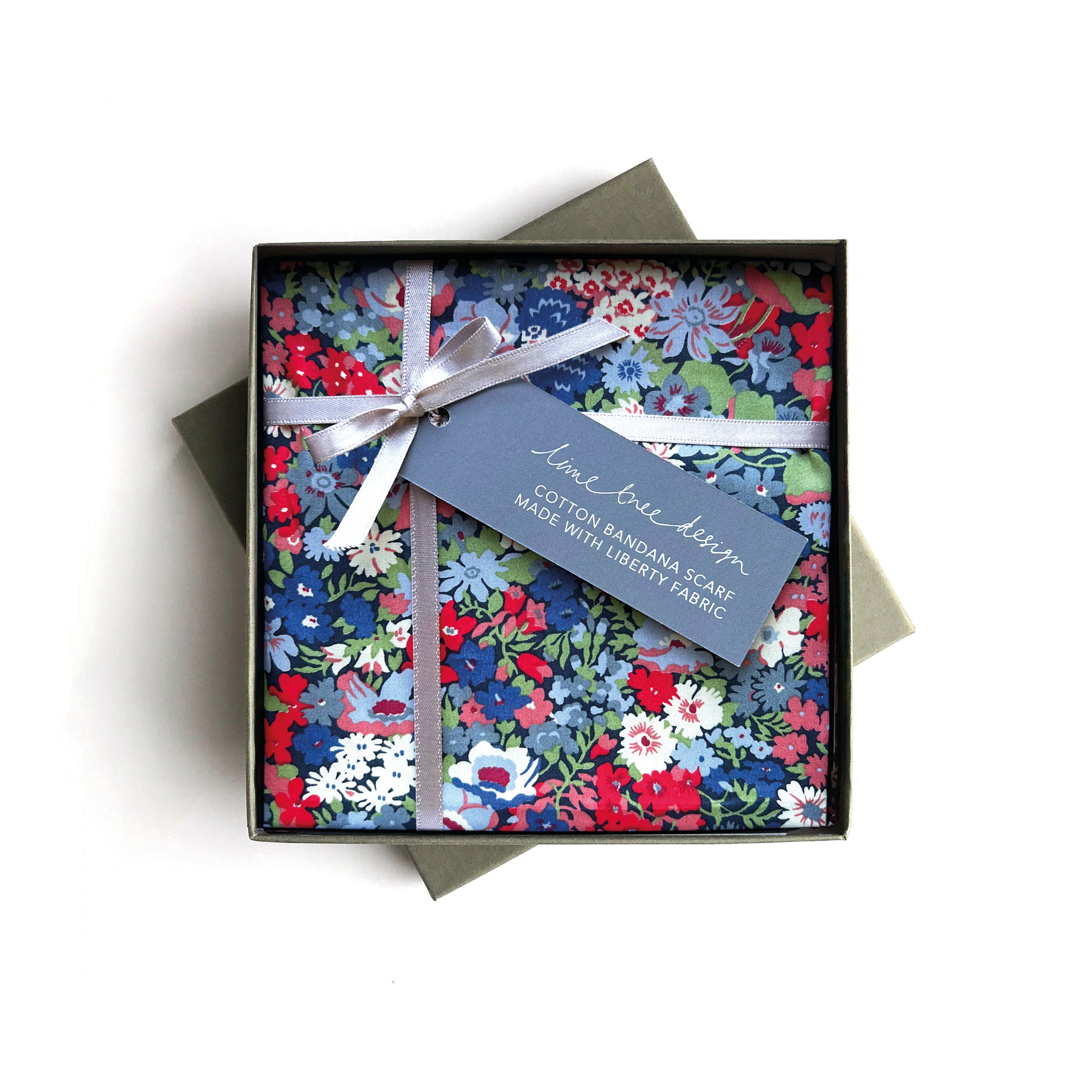 liberty fabric bandana head scarf