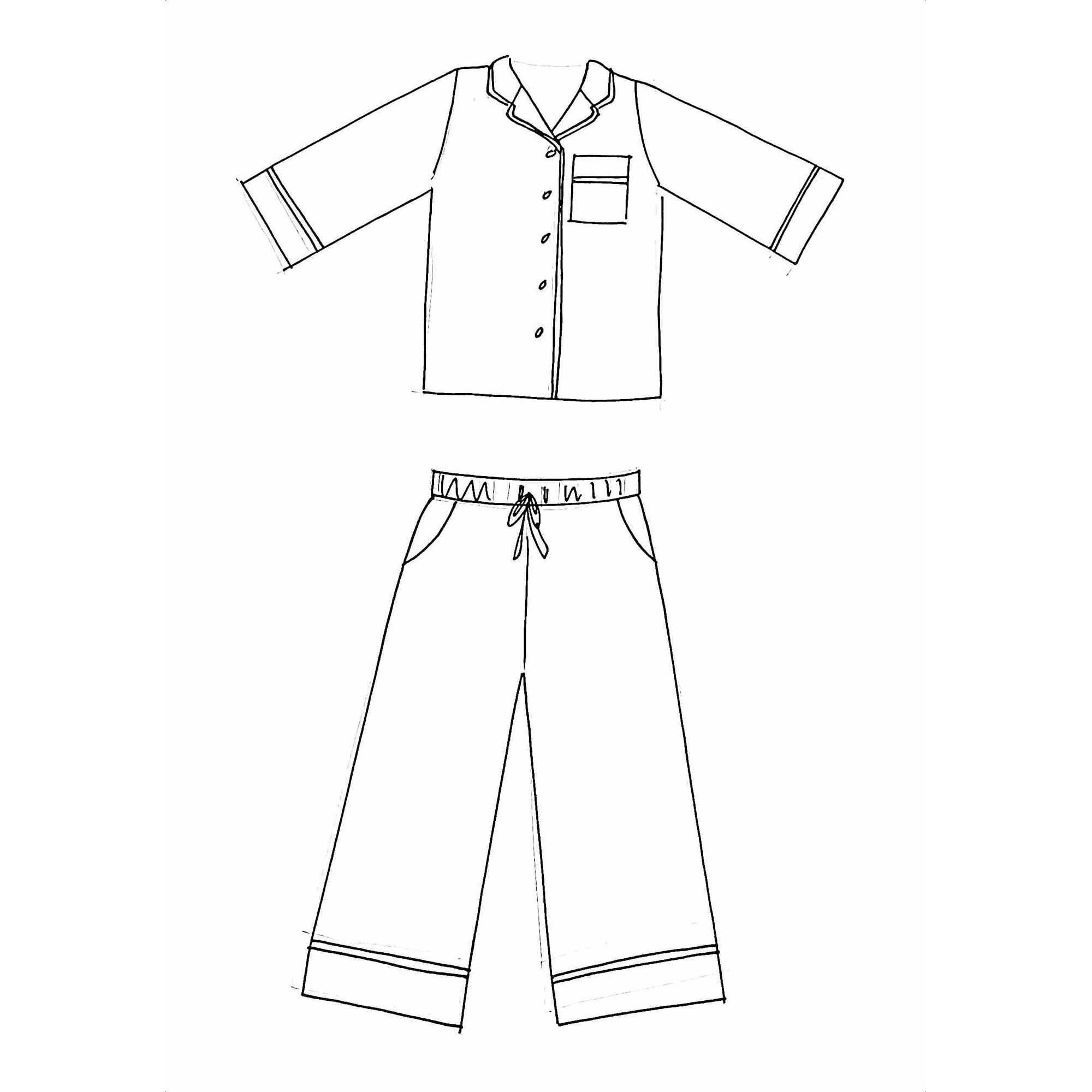 pyjama sketch