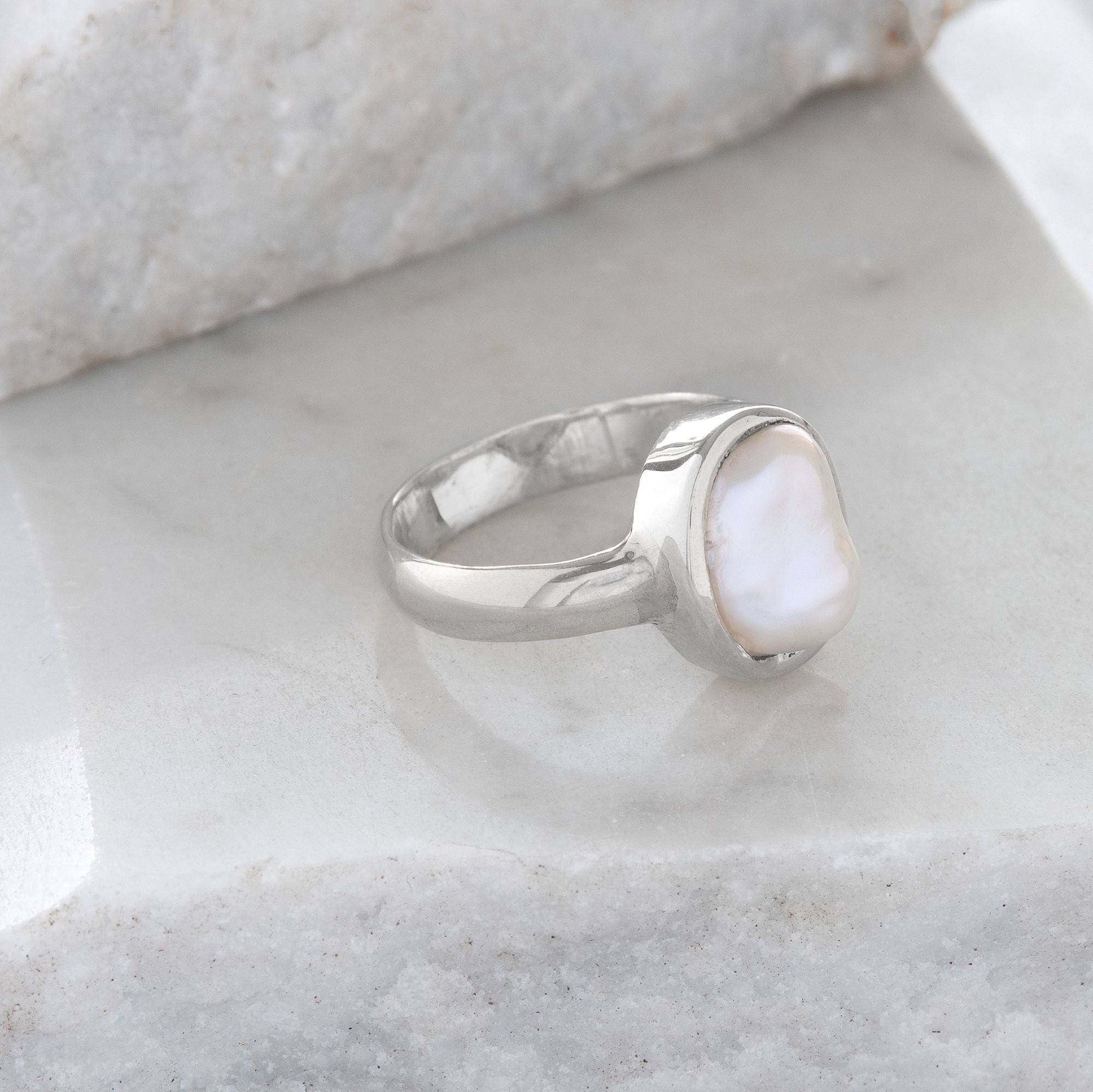Baroque Pearl Ring