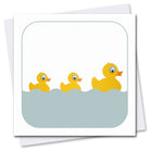 Duck with Googly Eyes Card