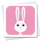 Rabbit with Googly Eyes Card