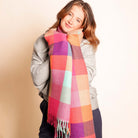 scarf on a model 