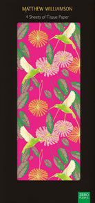 4 Sheets Printed Tissue Paper: Hummingbirds