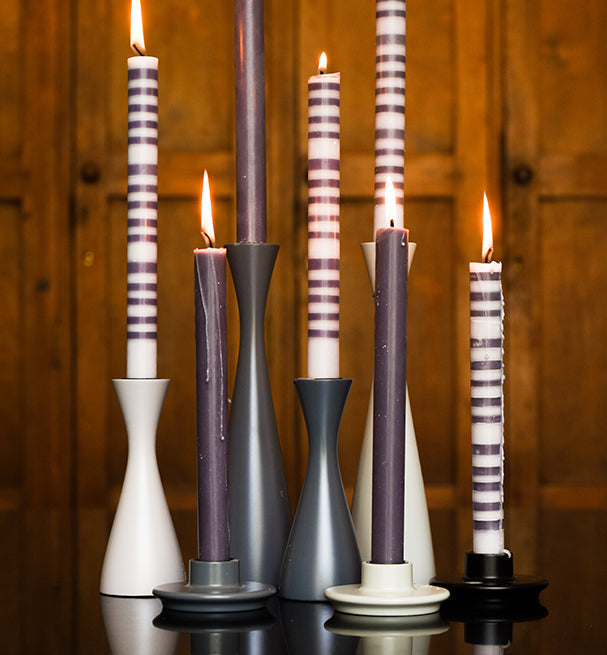 Candle Holder Medium - Gunmetal Grey