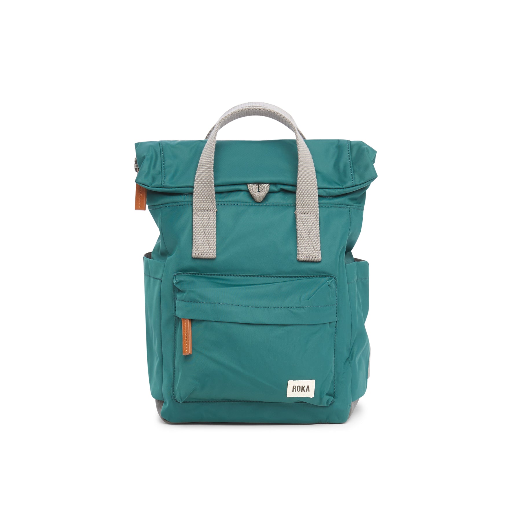 ROKA Canfield B Small Backpack Recycled Nylon Teal 