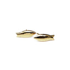 Fish Stud Earrings Sterling Silver