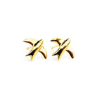 Swallow Stud Earrings Gold Vermeil