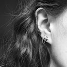 Swallow Stud Earrings Gold Vermeil