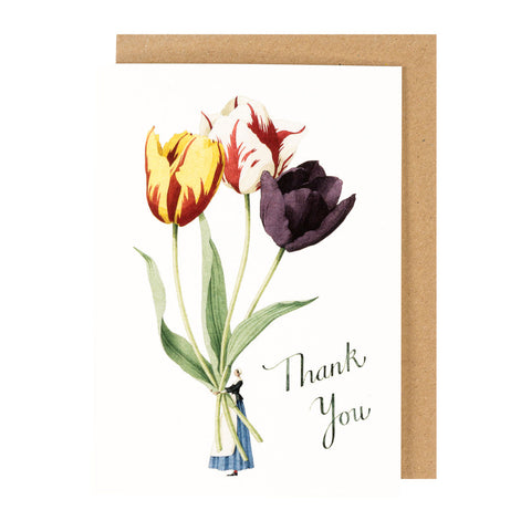 Thank You Tulips - Greeting Card Laura Stoddart
