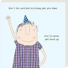 Get Back Up Greeting Card 