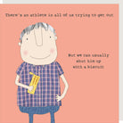 Humorous birthday card for him