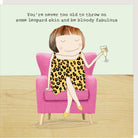 Leopard Skin Greeting Card 