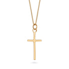 Cross Pendant Necklace Gold Vermeil