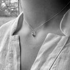 Tiny Penguin Charm Necklace Gold Vermeil