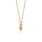 Mini Acorn Charm Necklace Gold Vermeil