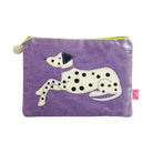 Dalmatian Velvet Coin Purse Lavender