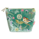 Goldfinch Velvet Cosmetic Purse Aqua