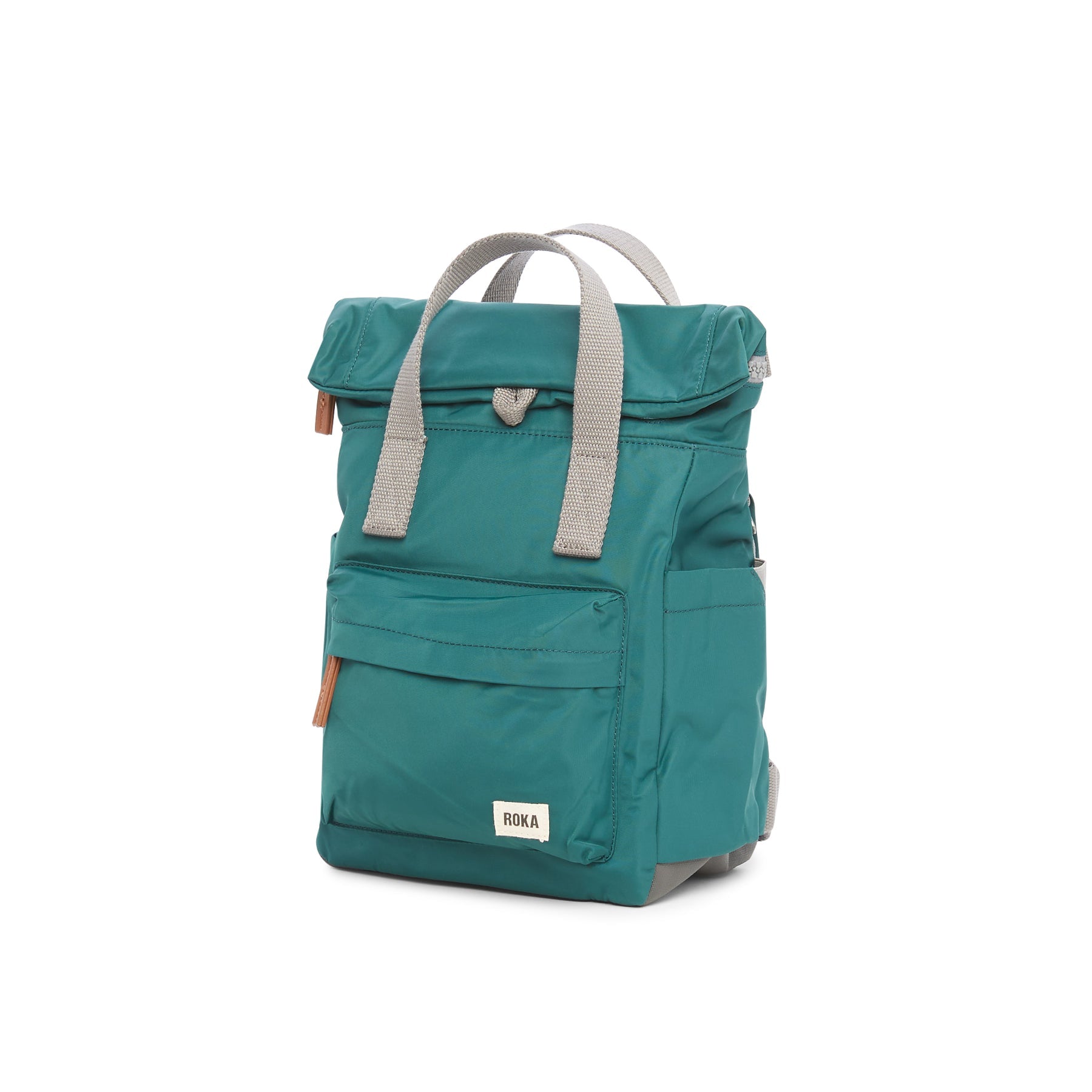 ROKA Canfield B Small Backpack Recycled Nylon Teal 