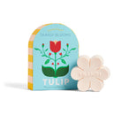Skandi Blooms Tulip soap bar with colourful packaging on a white background