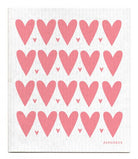 Blush-Pink-Mini-Heart dishcloth