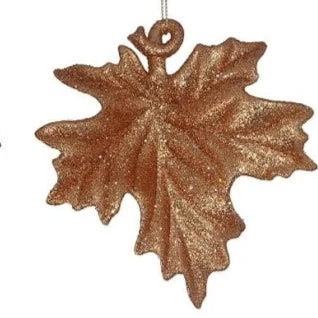 Woodland Copper Leaf Decoration