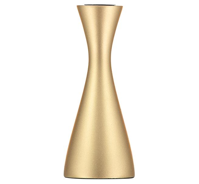 British Colour Standard Candle Holder Medium Old Gold