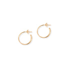 Half Hoop Earrings Gold Vermeil