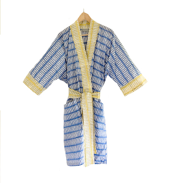 blue fish kimono 