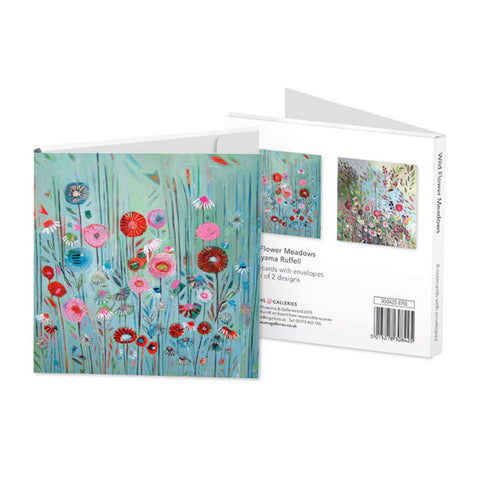 Pack of 8 Notecards - Wild Flower Meadows