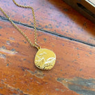 Rolled Gold St. Christopher Necklace